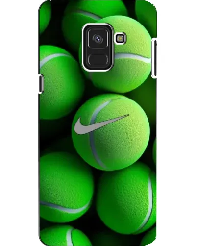 Чехол для Samsung Galaxy A8 2018 (A530F) с картинкой «Теннисные мячи Найк»