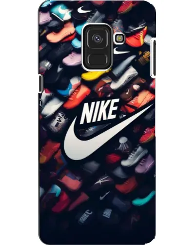 Чехол для Samsung Galaxy A8 2018 (A530F) с картинкой «Коллекция кроссовок Nike»
