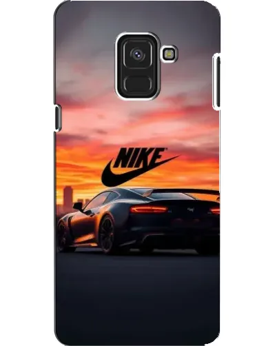 Чехол для Samsung Galaxy A8 2018 (A530F) с картинкой «Nike и суперкар»