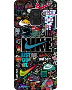 Чехол для Samsung Galaxy A8 2018 (A530F) с картинкой «Яркий коллаж Nike» Чехол для Samsung Galaxy A8 2018 (A530F) с картинкой «Яркий коллаж Nike»