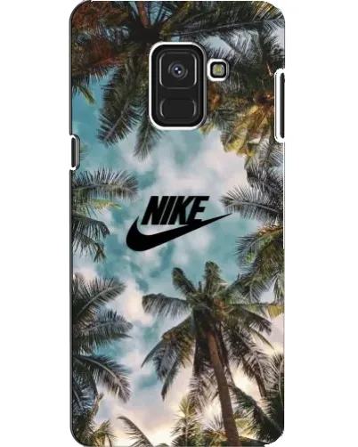 Чехол для Samsung Galaxy A8 2018 (A530F) с картинкой «Тропический принт Nike» Чехол для Samsung Galaxy A8 2018 (A530F) с картинкой «Тропический принт Nike»