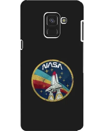 Чехол для Samsung Galaxy A8 2018 (A530F) с картинкой «NASA — эмблема миссии»