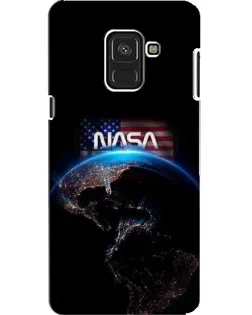 Чехол для Samsung Galaxy A8 2018 (A530F) с картинкой «Земля из космоса NASA»