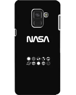Чехол для Samsung Galaxy A8 2018 (A530F) с картинкой «NASA — технический принт»