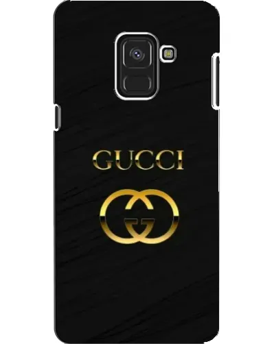 Чехол для Samsung Galaxy A8 2018 (A530F) с картинкой «Золотой логотип Gucci»