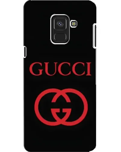 Чехол для Samsung Galaxy A8 2018 (A530F) с картинкой «Gucci — красный логотип»