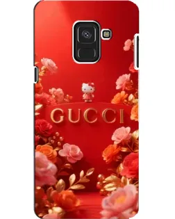 Чехол для Samsung Galaxy A8 2018 (A530F) с картинкой «Gucci — золотой сад»