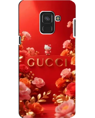 Чехол для Samsung Galaxy A8 2018 (A530F) с картинкой «Gucci — золотой сад»