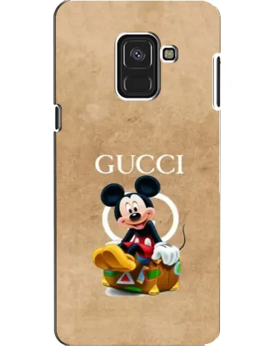 Чехол для Samsung Galaxy A8 2018 (A530F) с картинкой «Микки Маус Gucci — крафт»