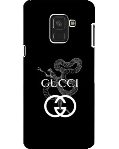 Чехол для Samsung Galaxy A8 2018 (A530F) с картинкой «Gucci — серебряная змея»