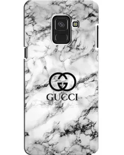 Чехол для Samsung Galaxy A8 2018 (A530F) с картинкой «Gucci — мраморный шик»