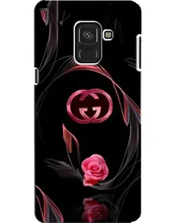Чехол для Samsung Galaxy A8 2018 (A530F) с картинкой «Gucci — неоновая роза»