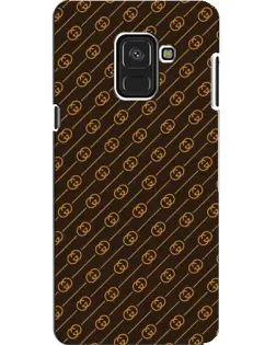 Чехол для Samsung Galaxy A8 2018 (A530F) с картинкой «Gucci — золотые диагонали»