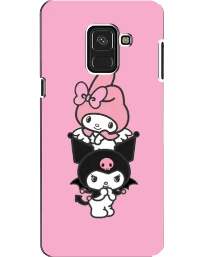 Чехол для Samsung Galaxy A8 2018 (A530F) с картинкой «My Melody и Kuromi» Чехол для Samsung Galaxy A8 2018 (A530F) с картинкой «My Melody и Kuromi»