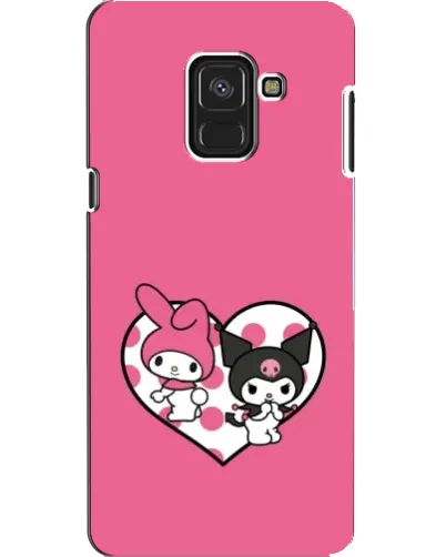 Чехол для Samsung Galaxy A8 2018 (A530F) с картинкой «Kuromi и My Melody» Чехол для Samsung Galaxy A8 2018 (A530F) с картинкой «Kuromi и My Melody»
