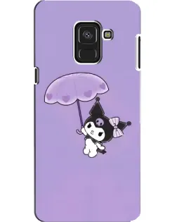 Чехол для Samsung Galaxy A8 2018 (A530F) с картинкой «Kuromi с зонтиком»
