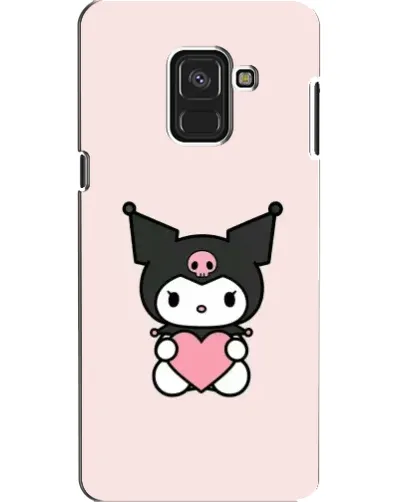 Чехол для Samsung Galaxy A8 2018 (A530F) с картинкой «Kuromi и сердце» Чехол для Samsung Galaxy A8 2018 (A530F) с картинкой «Kuromi и сердце»