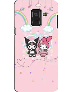 Чехол для Samsung Galaxy A8 2018 (A530F) с картинкой «My Melody и Kuromi»