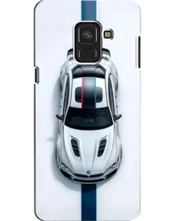 Чехол для Samsung Galaxy A8 2018 (A530F) с картинкой «Вид сверху — BMW M»