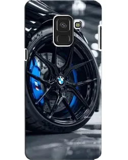 Чехол для Samsung Galaxy A8 2018 (A530F) с картинкой «Колесо BMW вблизи» Чехол для Samsung Galaxy A8 2018 (A530F) с картинкой «Колесо BMW вблизи»