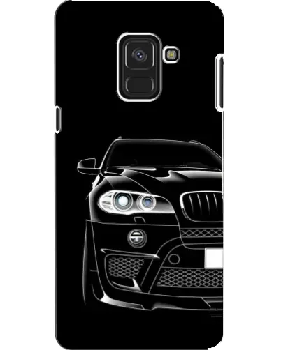 Чехол для Samsung Galaxy A8 2018 (A530F) с картинкой «Темный силуэт BMW»