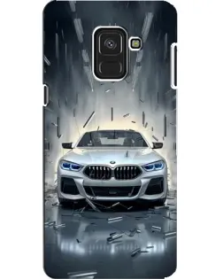 Чехол для Samsung Galaxy A8 2018 (A530F) с картинкой «BMW в свете фар» Чехол для Samsung Galaxy A8 2018 (A530F) с картинкой «BMW в свете фар»