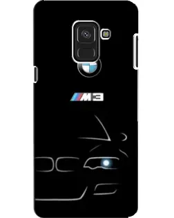 Чехол для Samsung Galaxy A8 2018 (A530F) с картинкой «Минималистичный принт BMW M3» Чехол для Samsung Galaxy A8 2018 (A530F) с картинкой «Минималистичный принт BMW M3»