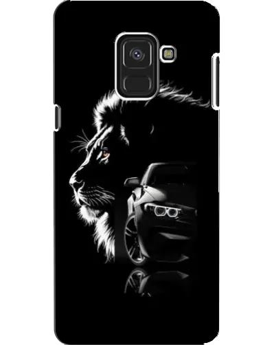 Чехол для Samsung Galaxy A8 2018 (A530F) с картинкой «BMW и лев»