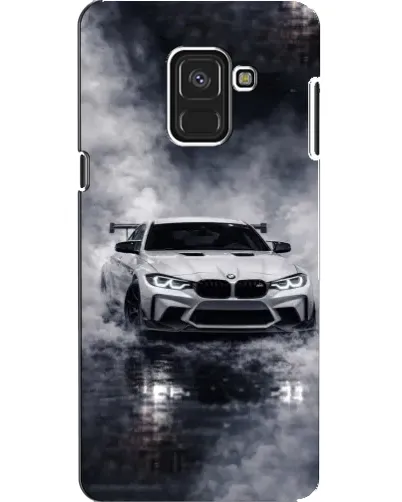 Чехол для Samsung Galaxy A8 2018 (A530F) с картинкой «BMW сквозь туман»
