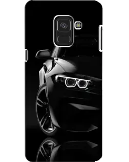 Чехол для Samsung Galaxy A8 2018 (A530F) с картинкой «Черная BMW — профиль» Чехол для Samsung Galaxy A8 2018 (A530F) с картинкой «Черная BMW — профиль»