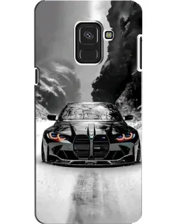 Чехол для Samsung Galaxy A8 2018 (A530F) с картинкой «BMW — акварельный дрифт» Чехол для Samsung Galaxy A8 2018 (A530F) с картинкой «BMW — акварельный дрифт»