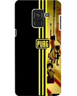 Чохол для Samsung Galaxy A8 2018 (A530F) з картинкою «PUBG — камуфляжний шолом»