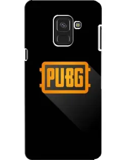 Чохол для Samsung Galaxy A8 2018 (A530F) з картинкою «PUBG — рамка лого»