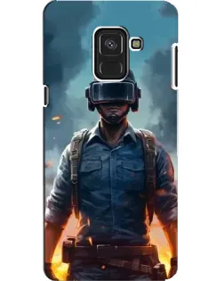 Чохол для Samsung Galaxy A8 2018 (A530F) з картинкою «PUBG — реалістичний герой»