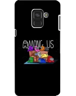 Чохол для Samsung Galaxy A8 2018 (A530F) з картинкою «Логотип Among Us»