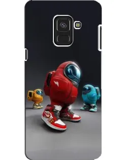 Чохол для Samsung Galaxy A8 2018 (A530F) з картинкою «Among Us — 3D стиль»