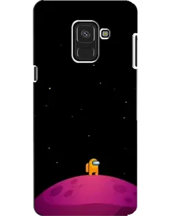 Чохол для Samsung Galaxy A8 2018 (A530F) з картинкою «Самотній герой на планеті»