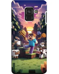 Чохол для Samsung Galaxy A8 2018 (A530F) з картинкою «Стів на фермі»