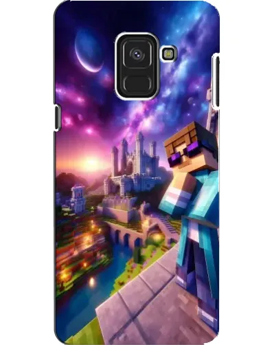 Чехол для Samsung Galaxy A8 2018 (A530F) с картинкой «Стив и космос»