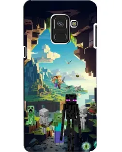 Чохол для Samsung Galaxy A8 2018 (A530F) з картинкою «Ендермен у лісі» Чохол для Samsung Galaxy A8 2018 (A530F) з картинкою «Ендермен у лісі»