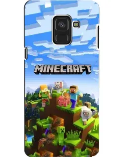 Чохол для Samsung Galaxy A8 2018 (A530F) з картинкою «Minecraft класичний світ» Чохол для Samsung Galaxy A8 2018 (A530F) з картинкою «Minecraft класичний світ»