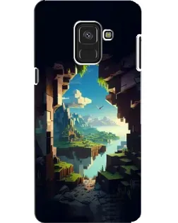Чохол для Samsung Galaxy A8 2018 (A530F) з картинкою «Вид з печери» Чохол для Samsung Galaxy A8 2018 (A530F) з картинкою «Вид з печери»
