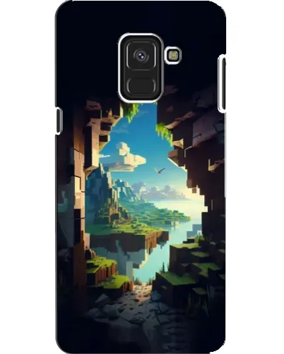 Чехол для Samsung Galaxy A8 2018 (A530F) с картинкой «Вид из пещеры»