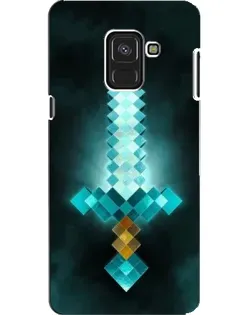 Чохол для Samsung Galaxy A8 2018 (A530F) з картинкою «Алмазний меч неон» Чохол для Samsung Galaxy A8 2018 (A530F) з картинкою «Алмазний меч неон»