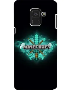 Чохол для Samsung Galaxy A8 2018 (A530F) з картинкою «Minecraft Diamond лого» Чохол для Samsung Galaxy A8 2018 (A530F) з картинкою «Minecraft Diamond лого»