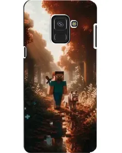 Чохол для Samsung Galaxy A8 2018 (A530F) з картинкою «Стів у лісі» Чохол для Samsung Galaxy A8 2018 (A530F) з картинкою «Стів у лісі»