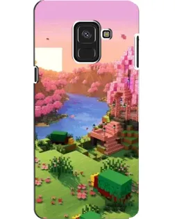 Чохол для Samsung Galaxy A8 2018 (A530F) з картинкою «Рожеве дерево Minecraft» Чохол для Samsung Galaxy A8 2018 (A530F) з картинкою «Рожеве дерево Minecraft»