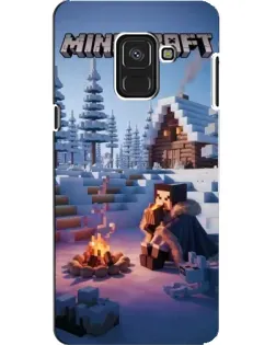 Чохол для Samsung Galaxy A8 2018 (A530F) з картинкою «Зимовий Minecraft» Чохол для Samsung Galaxy A8 2018 (A530F) з картинкою «Зимовий Minecraft»