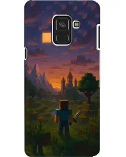Чохол для Samsung Galaxy A8 2018 (A530F) з картинкою «Стів біля вежі» Чохол для Samsung Galaxy A8 2018 (A530F) з картинкою «Стів біля вежі»