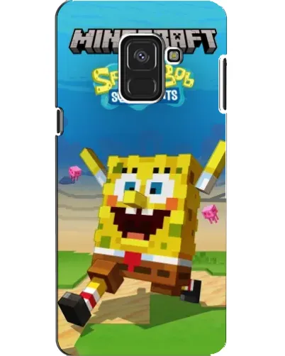 Чехол для Samsung Galaxy A8 2018 (A530F) с картинкой «Губка Боб Minecraft» Чехол для Samsung Galaxy A8 2018 (A530F) с картинкой «Губка Боб Minecraft»